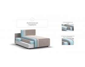 Босс Софт Модуль оттоманка Велюр Монолит латте