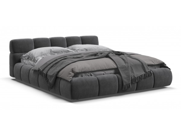 Кровать Босс Дрим 180*200 Про+ПМ велюр Monolit Cерый Кровать Босс Дрим 180*200 Про+ПМ велюр Monolit Cерый