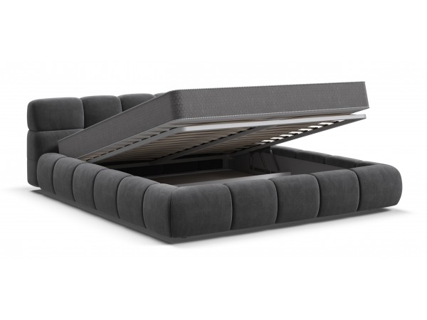 Кровать Босс Дрим 180*200 Про+ПМ велюр Monolit Cерый Кровать Босс Дрим 180*200 Про+ПМ велюр Monolit Cерый