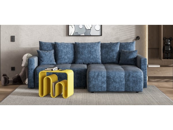 Угловой диван BOSS TREND Велюр Royal топаз NEW