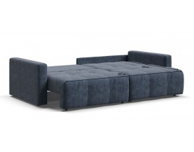 Босс Тренд угловой диван Велюр Роял синий