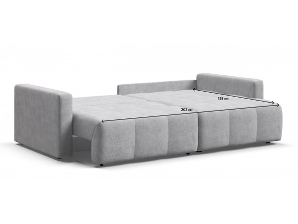 Угловой диван BOSS TREND Шенилл CLOUD грей