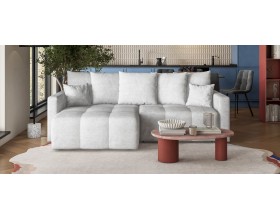 Босс Тренд угловой диван Шенилл Клауд серый