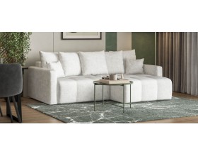 Босс Тренд угловой диван Шенилл Клауд крем