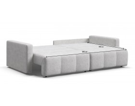 Босс Тренд угловой диван Шенилл Клауд крем