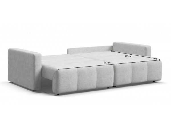 Угловой диван BOSS TREND Шенилл CLOUD милк