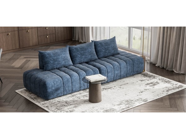 Диван Босс Твин прямой Велюр Royal топаз