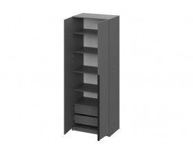 Шкаф Берген ПРО ШК-800 серый графит