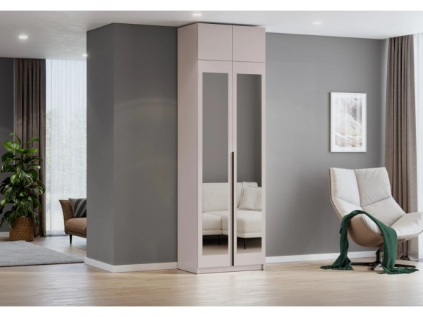 Шкаф Берген ПРО ШК-800 с антресолью кашемир