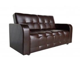 Диван Оксфорд 90х170 коричневый ППУ