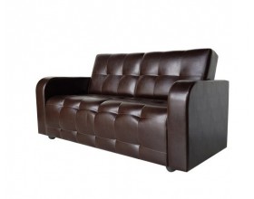 Диван Оксфорд 90х170 коричневый ППУ
