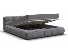 Босс Дрим Кровать+ПМ 160*200 Велюр Роял агат