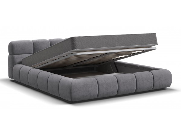 Кровать Босс Дрим Про+ПМ велюр Royal агат  