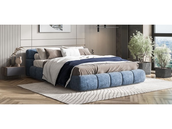 Кровать Босс Дрим Про+ПМ велюр Royal топаз  NEW