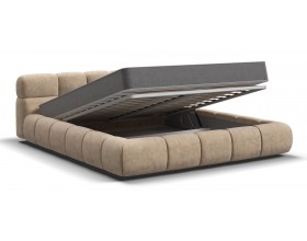 Босс Дрим Кровать+ПМ 160*200 Велюр Роял шампань