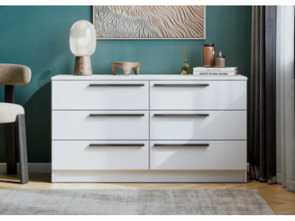 Комод Берген КМ-1200 белое дерево