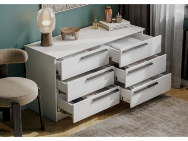 Комод Берген КМ-1200 белое дерево