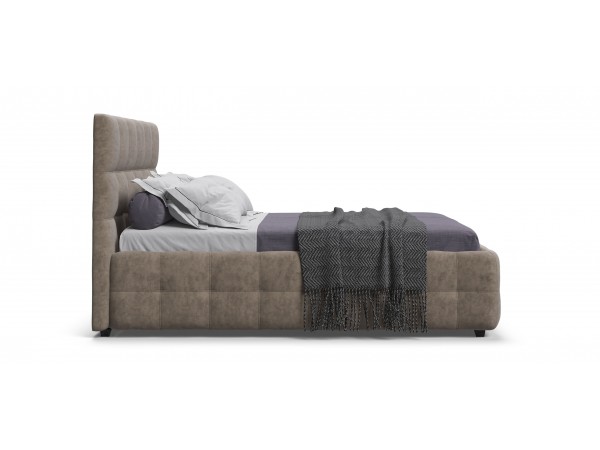 Кровать БОСС +ПМ ПРО велюр Роял тауп 160*200