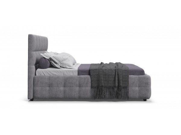 Кровать БОСС + ПМ ПРО велюр Royal агат