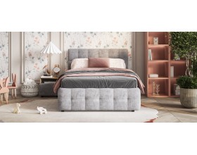 Босс Кровать+ПМ 140*200 Велюр Роял агат