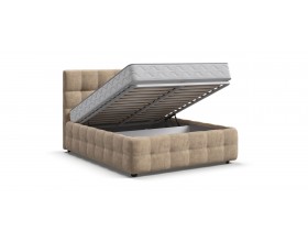 Босс Кровать+ПМ 140*200 Велюр Роял шампань