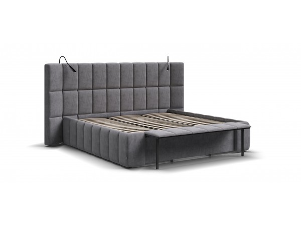 Кровать BOSS.XO 180*200 велюр Royal агат