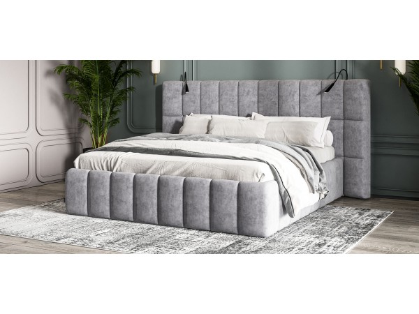 Кровать BOSS.XO 180*200 велюр Royal агат