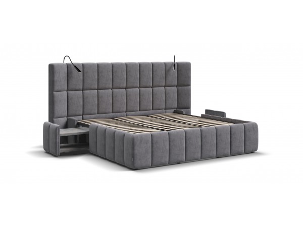 Кровать BOSS.XO 180*200 велюр Royal агат