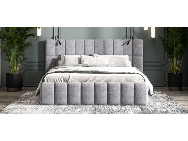 Кровать BOSS.XO 180*200 велюр Royal агат