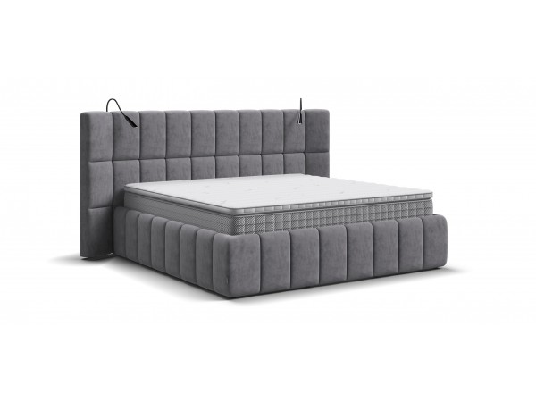 Кровать BOSS.XO 180*200 велюр Royal агат