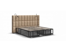 Босс ХО Кровать 180*200 Велюр Роял шампань