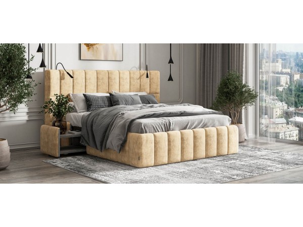 Кровать BOSS.XO 180*200 велюр Royal шампань