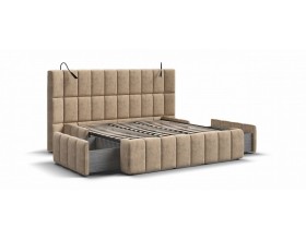 Босс ХО Кровать 180*200 Велюр Роял шампань