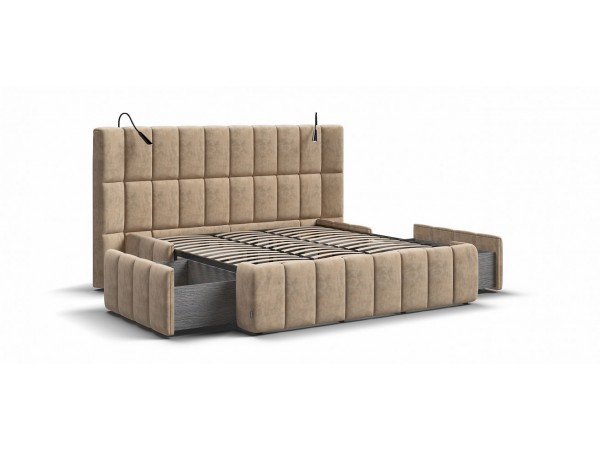 Кровать BOSS.XO 180*200 велюр Royal шампань