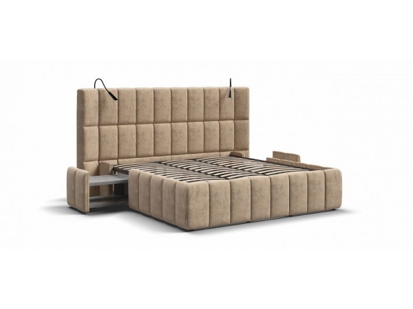 Кровать BOSS.XO 180*200 велюр Royal шампань