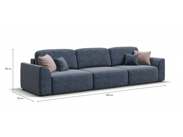 Диван KING MAX SE Велюр Royal топаз NEW