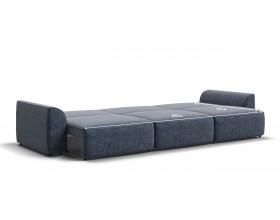 Кинг Макс диван Велюр Роял синий