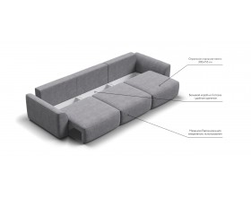 Кинг Макс диван Велюр Роял агат