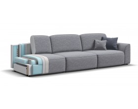 Кинг Макс диван Рогожка Венто серый