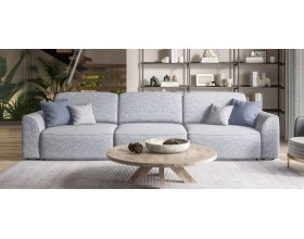 Кинг Макс диван Рогожка Венто серый