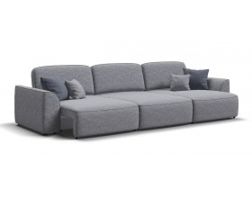 Кинг Макс диван Рогожка Венто серый