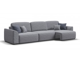 Кинг Макс диван Рогожка Венто серый