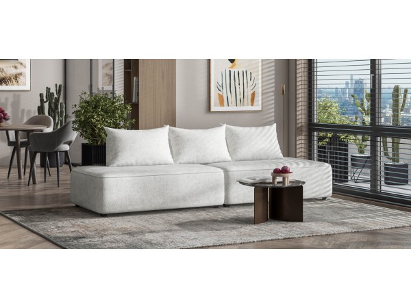 Диван KING TWIN Шенилл CLOUD милк Диван KING TWIN Шенилл CLOUD милк