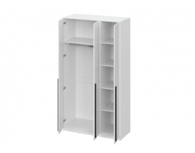 Шкаф Берген ШК-1200 с антресолью белое дерево