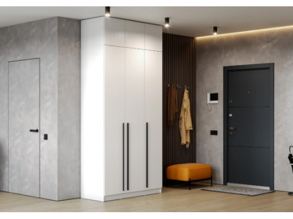 Шкаф Берген ШК-1200 с антресолью белое дерево