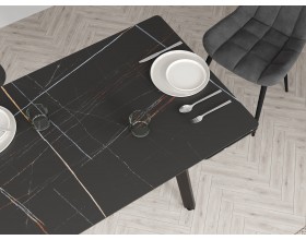 Стол «Лорд» мрамор черный