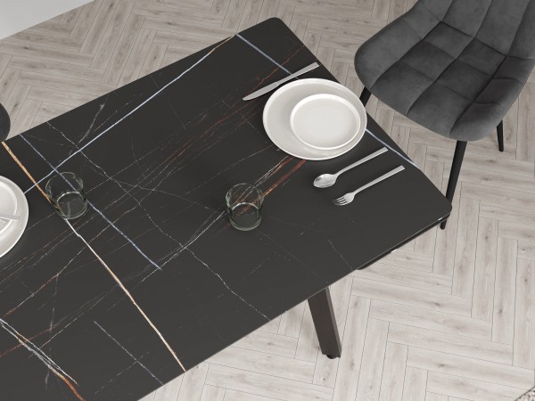 Стол «Лорд» мрамор черный