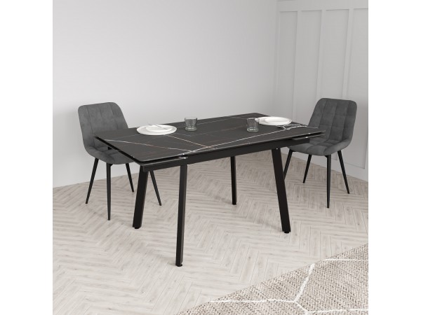 Стол «Лорд» мрамор черный