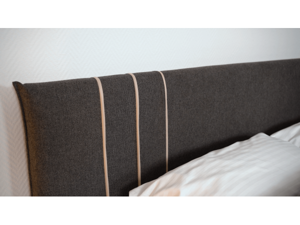 Мягкая кровать Леванте графит