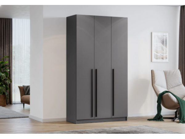 Шкаф Берген ШК-1200  серый графит